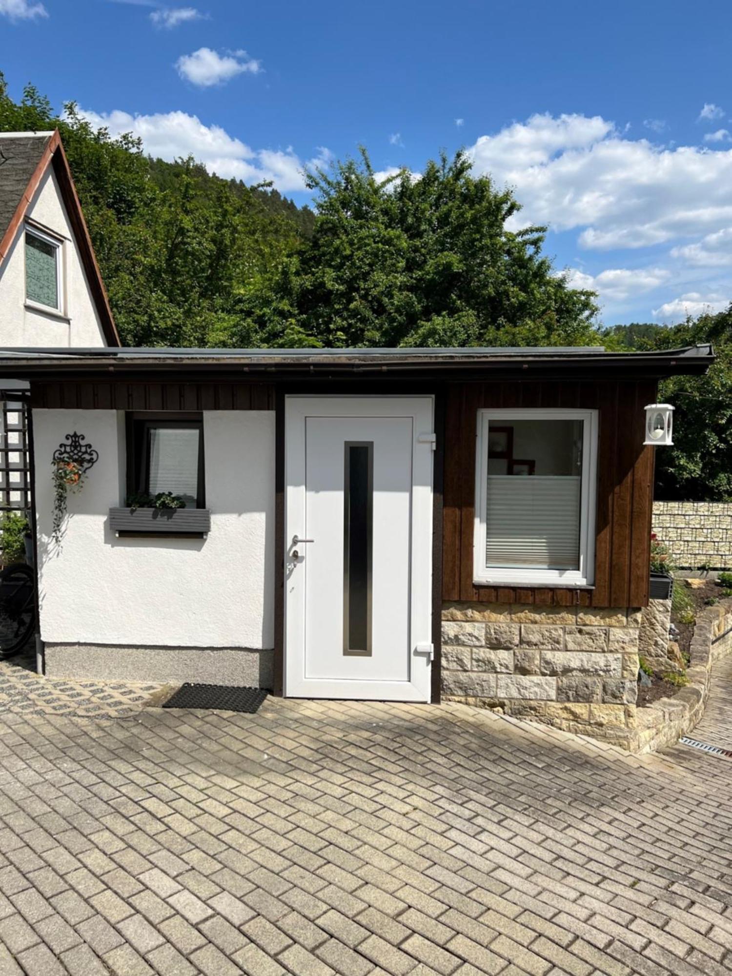 Ferienwohnung -In Lapide Regis- Konigstein an der Elbe Exterior photo